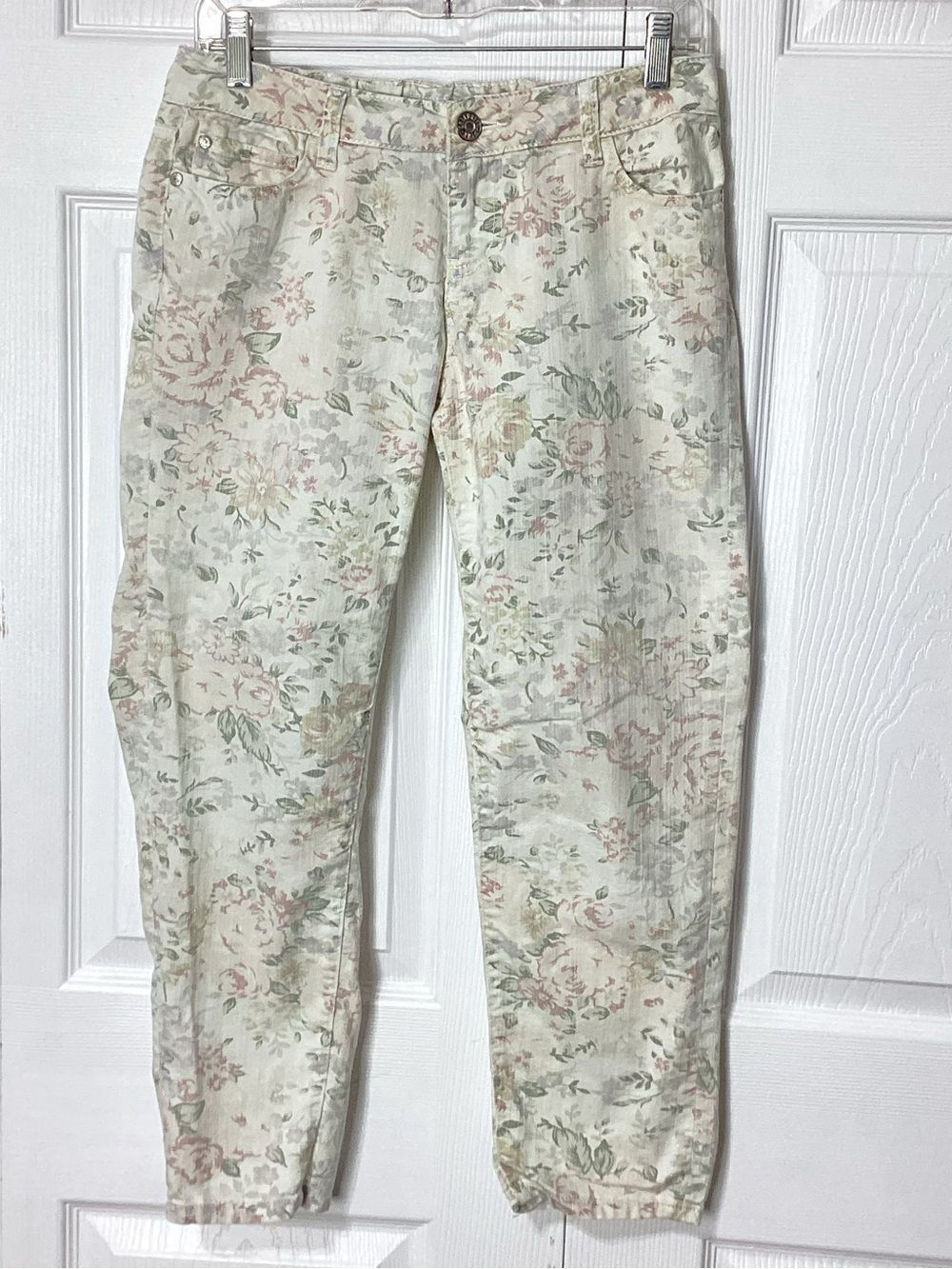 Celebrity Pink Floral Print Jeans Size 9